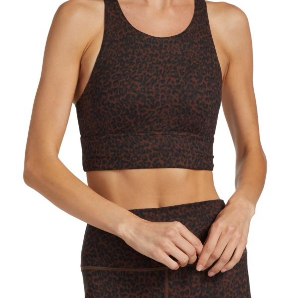 Varley Leopard Print Sports Bra - Picture 7 of 7